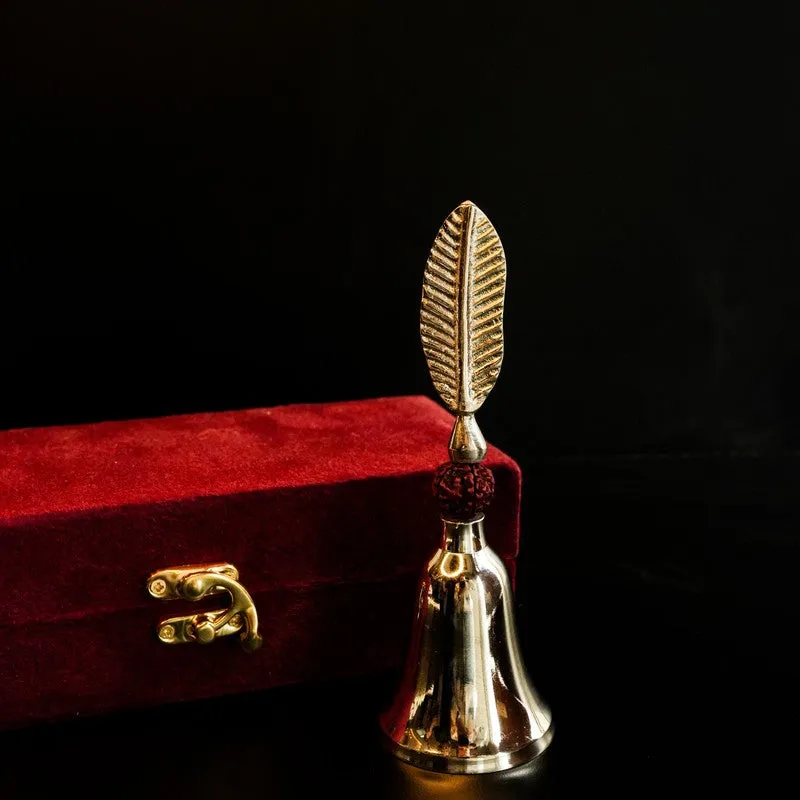 OmGhanta German Silver Pooja Bell media 1