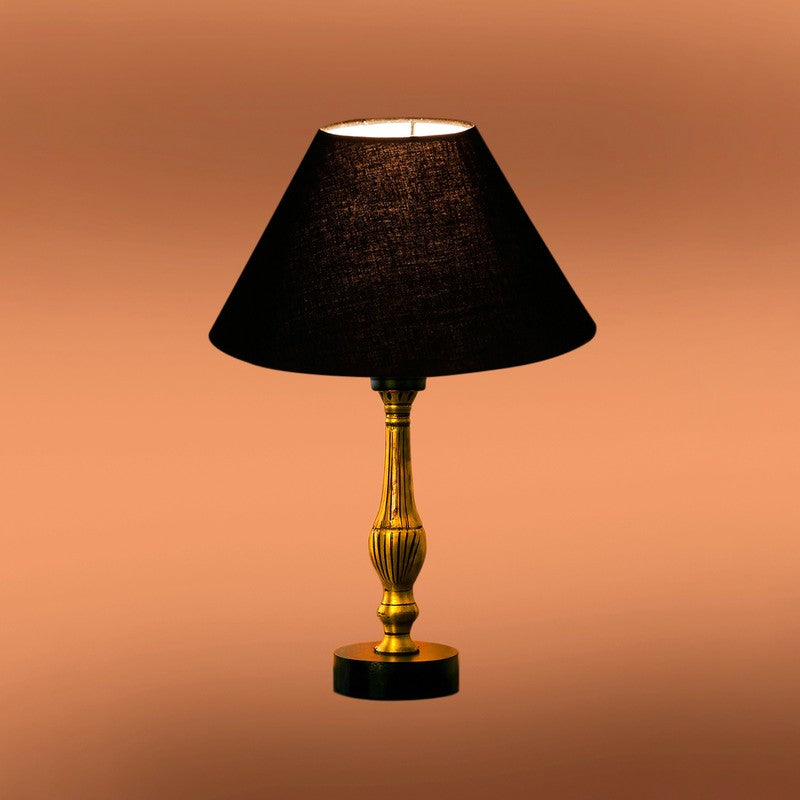 Aurelo Zeno Wooden Table Lamp - Black media 7