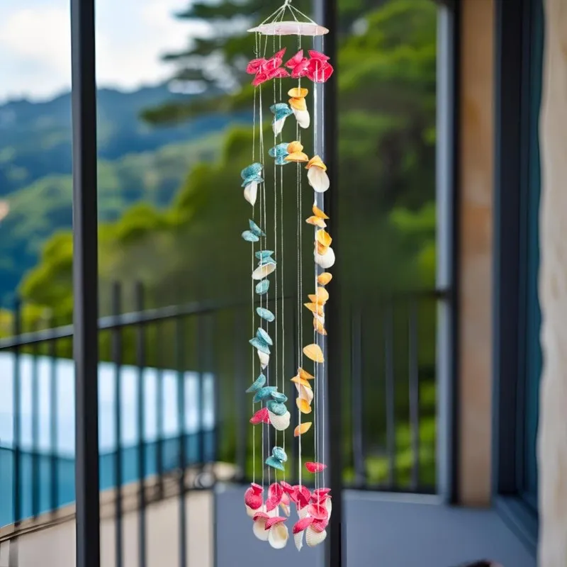 Shellwave Whisper Sea Shell Windchime media 3