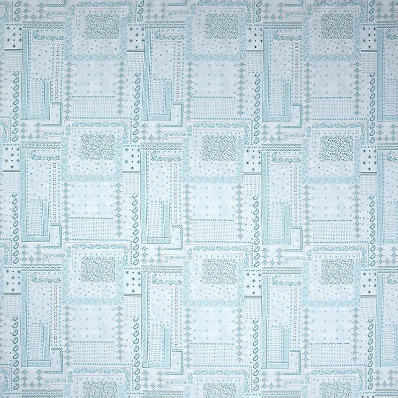 Mathieu Cotton Bedsheet (Blue) - 210 TC media 4