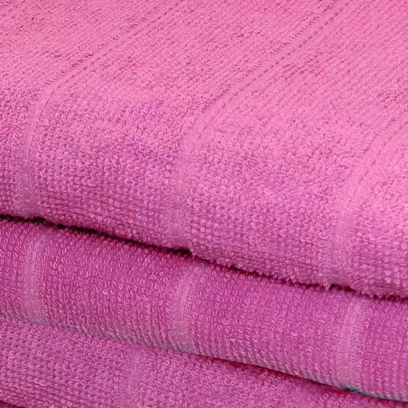 Sarda Bath Towel (Purple) - Set Of Two media 4