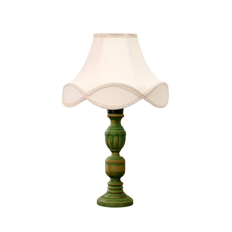 Arvello Myra Wooden Table Lamp - OffWhite media 5