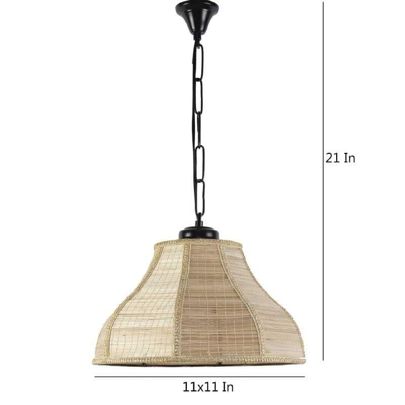 Linzo Curved Fabric Ceiling Lamp media 6