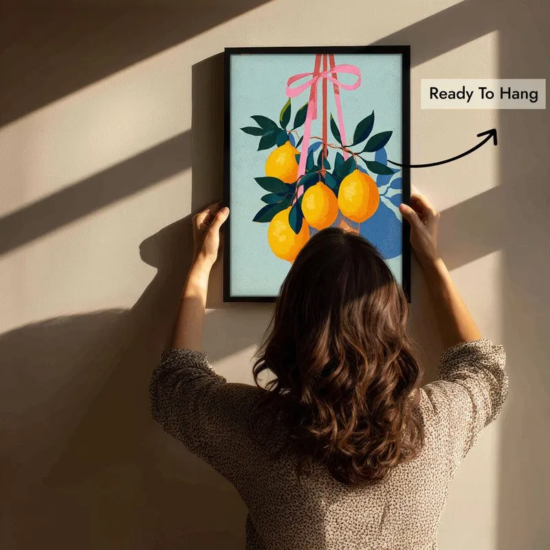 Florena Canvas Wall Painting With Black Frame media 6