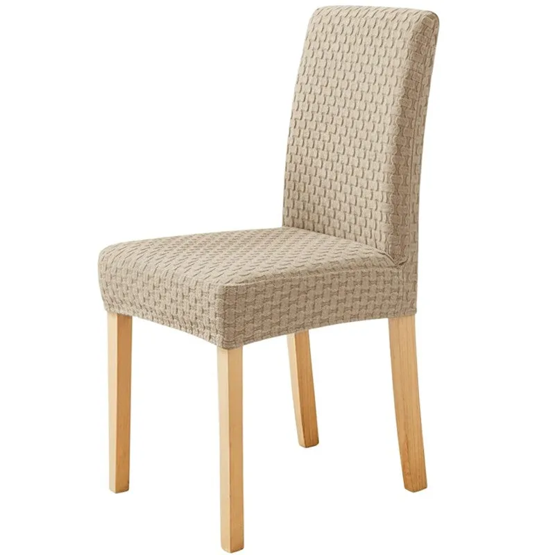 StyloCraze Fit Chair Cover - Beige media 3