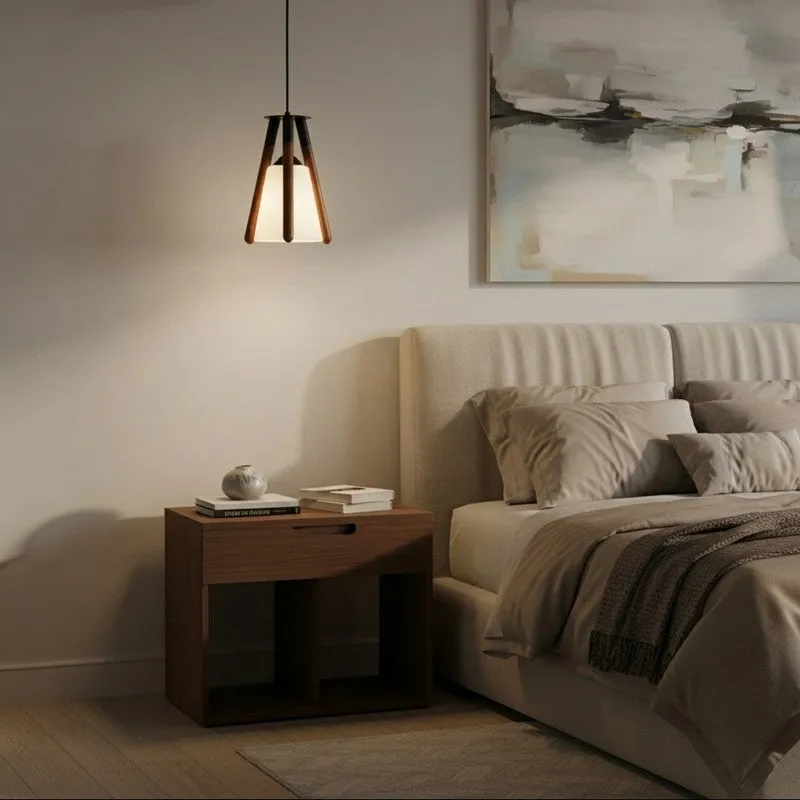 Halo Beam Glass Ceiling Lamp media 3