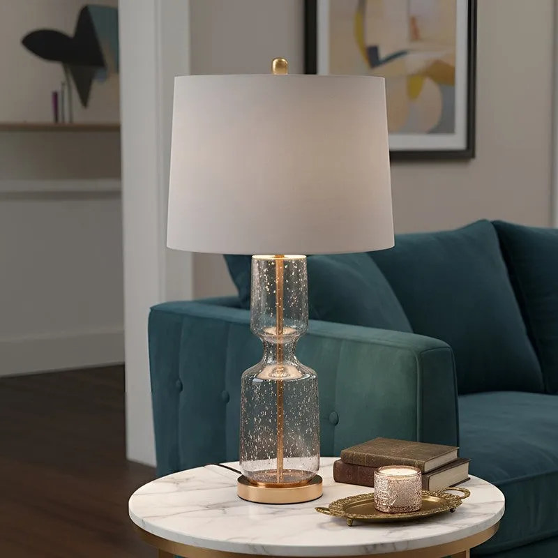 AarviDecor Quincy Classic Metal Table Lamp - Grey media 3