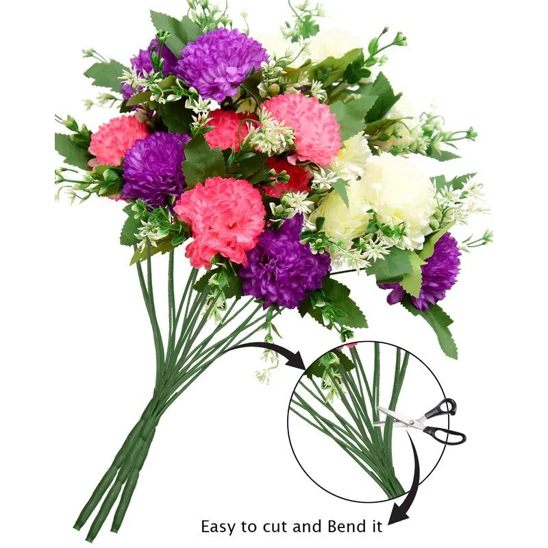 Velvet Petals Real Touch Artificial Flowers - Set Of Three media 6