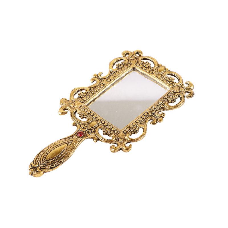 Suma Vintage Hand Mirror - Gold media 3