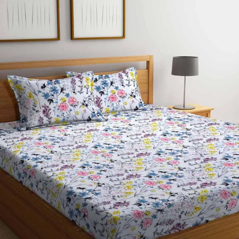 Emily Printed Bedsheet - 150 GSM media 1