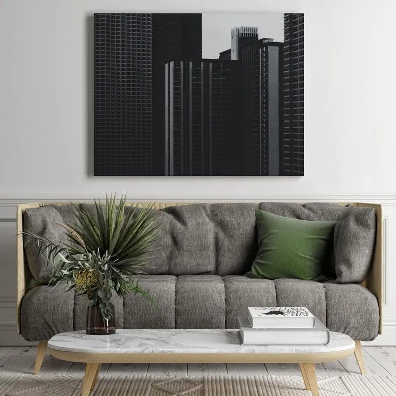 Chicago Cityscape Symphony Canvas Wall Painting - Gallery Wrap media 1