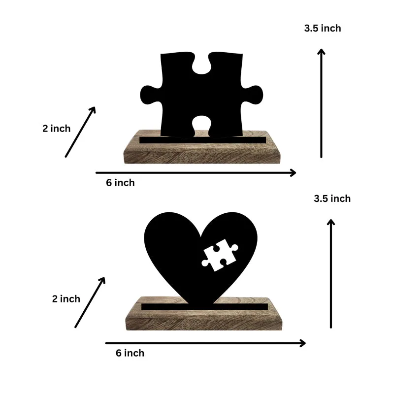 Piece Of Puzzle Showpiece - Set Of Two media 5