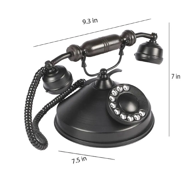 Mido Antique Telephone Showpiece - Black media 6