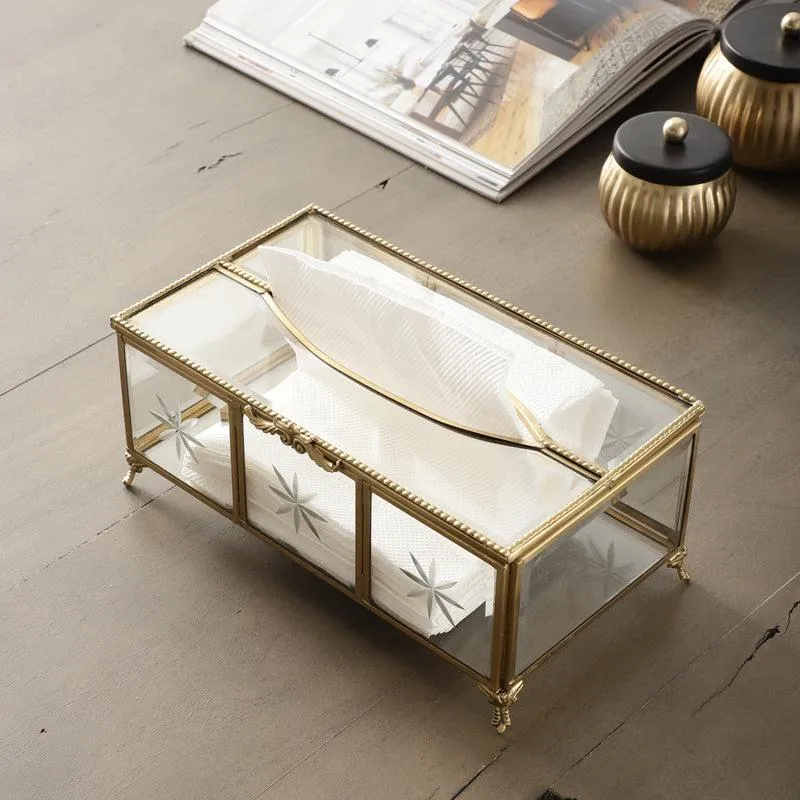 Starlit Glass Tissue Box media 1