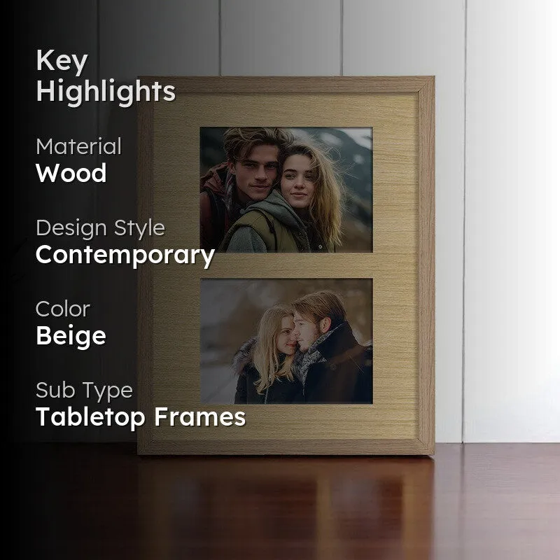 Chronicles Collage Photo Frame - Beige media 2