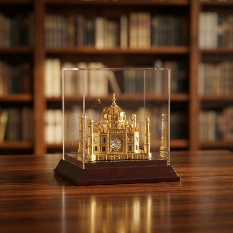 Golden sculpt 24K Gold Plated Mild Steel Showpiece