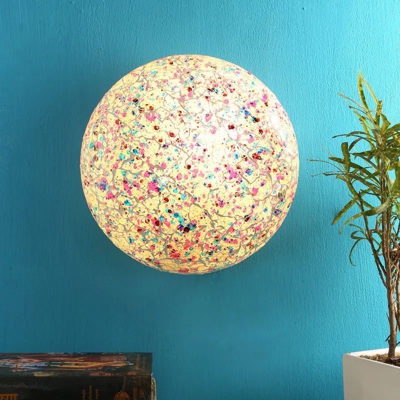 Mosaic Flush Mount Glass Ceiling Lamp media 1