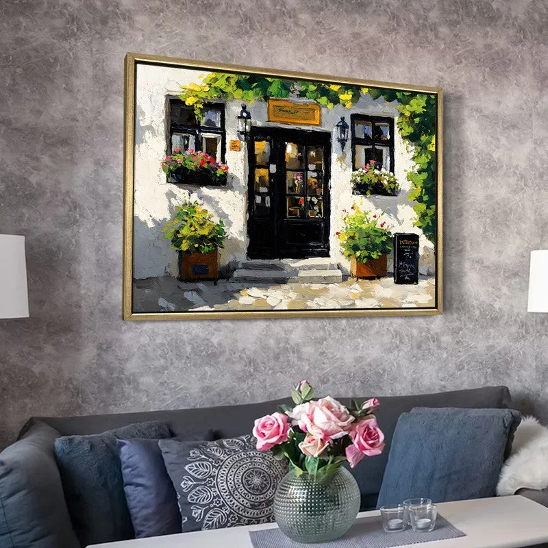 Vitreous Canvas Wall Painting With Frame media 6