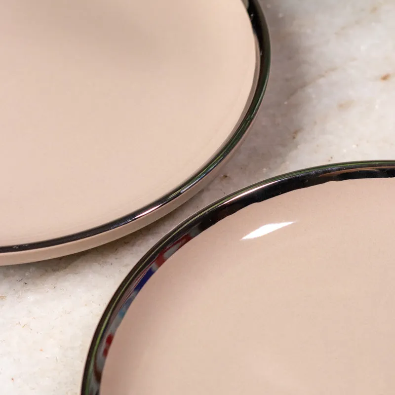 Blush Rim Quarter Plate - Set Of Two media 5