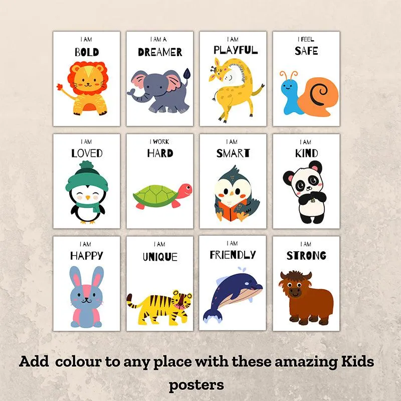 I Am Bold Leo Wall Poster  - Set Of Twelve media 5