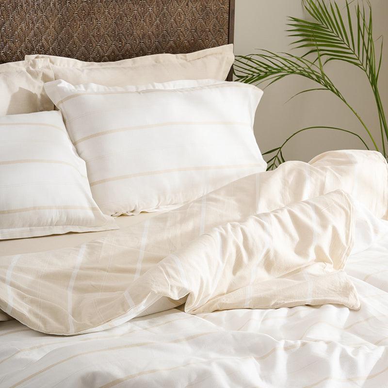 Almond Whisper Chambray Comforter - 130 GSM media 3