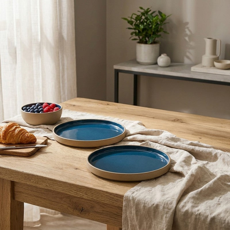 PetiteServe Ceramic Quarter Plate - Set of Two