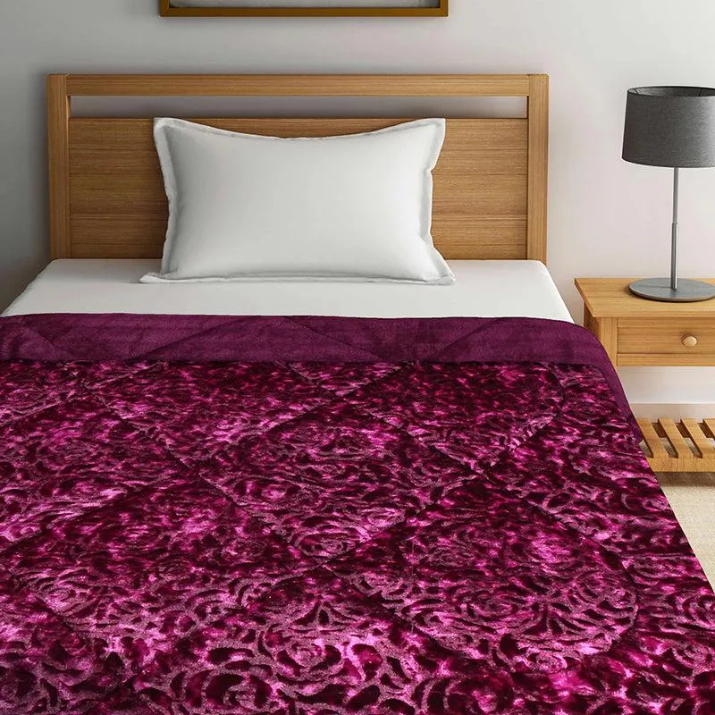 Ranjani Polyester Single Comforter - 950 GSM media 3