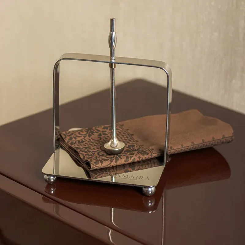 Napkin Nest Stainless Steel Tissue Holder media 1