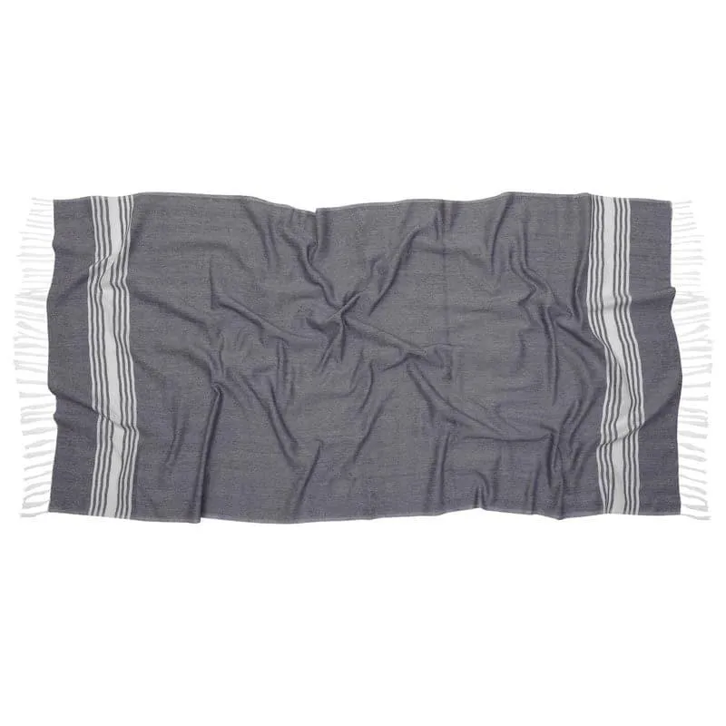 Striped Bliss Bath Towel - Grey media 4