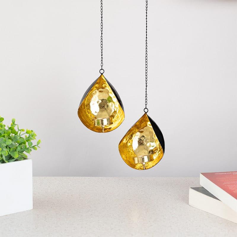 Hira Hanging Tealight Candle Holder - Set Of Two