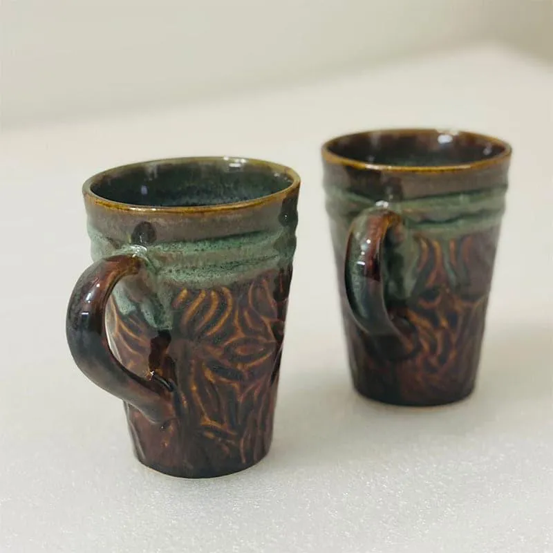 Kylos-Mug Ceramic Coffee Mug (300 mL Each) - Set of Two media 3