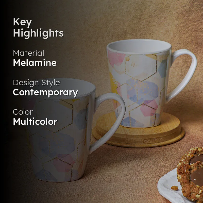 Hexaprint Melamine Coffee Mug (450 mL Each) - Set of Two media 2