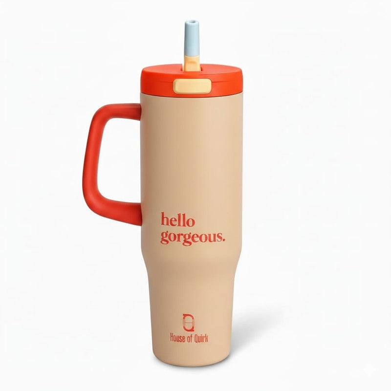 Aqua Graffiti Stainless Steel Tumbler - 1200 ML media 3
