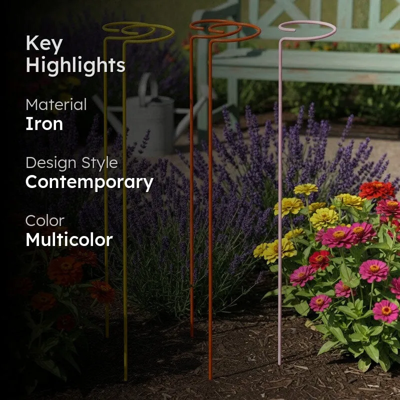 Plantique Iron Garden Stake - Set of Five media 2