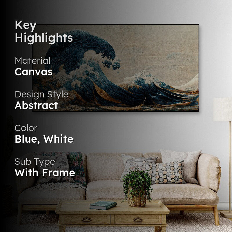 Great Wave off Kanagawa Wall Painting media 2