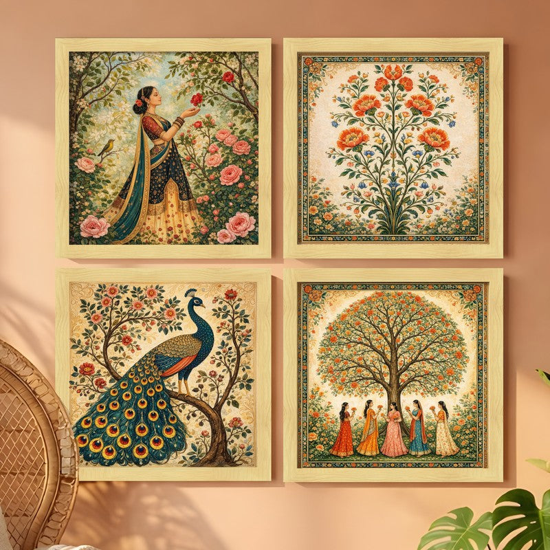 Divine Nature Paper Wall Art - Set Of Four media 3