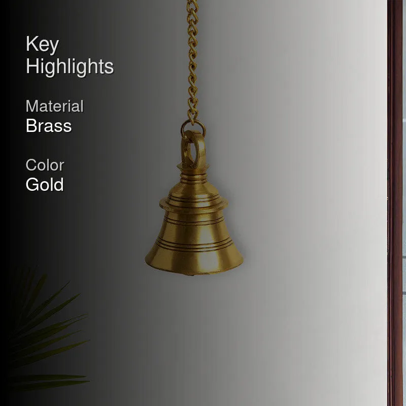Maninaadham Brass Hanging Bell media 2