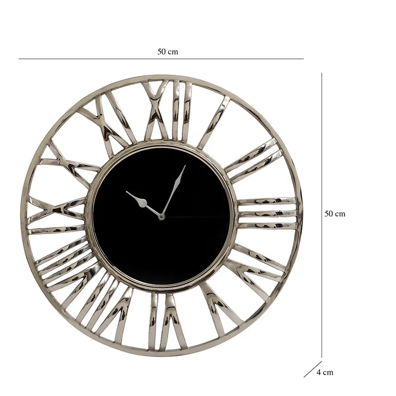 Esha Romanus Wall Clock - Silver media 3