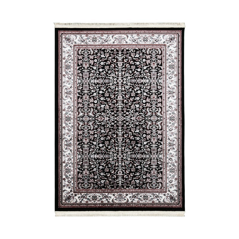 Noorvan Art Silk Carpet - Black