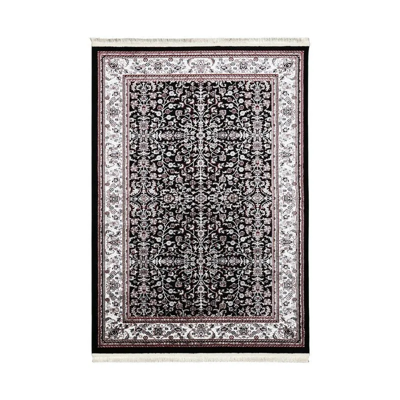 Noorvan Art Silk Carpet - Black media 1
