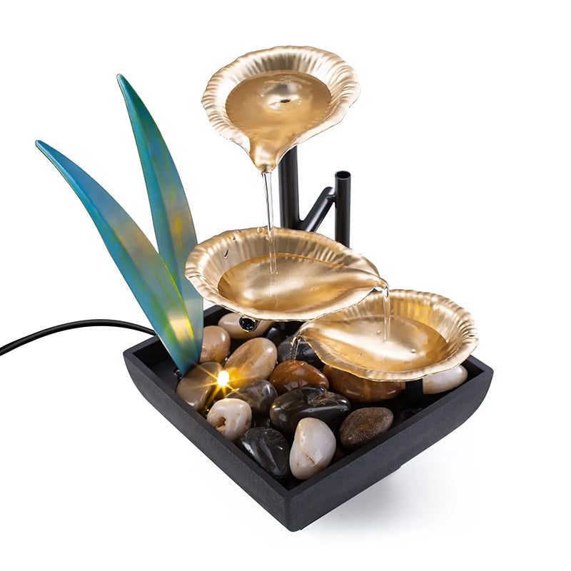 Lilypads Table Top Fountain media 4