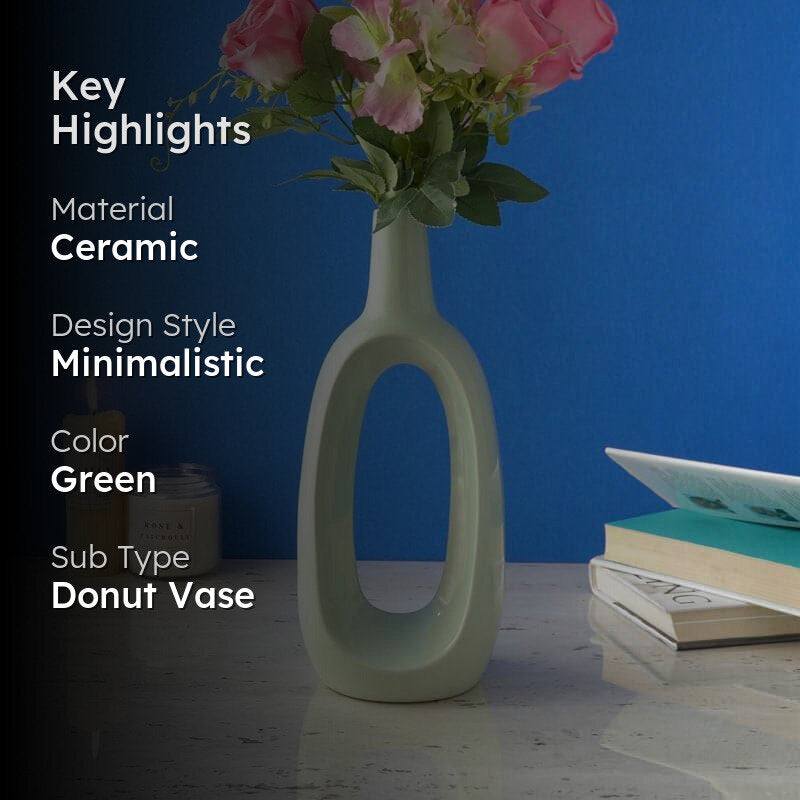 Ring Vase - Green media 2