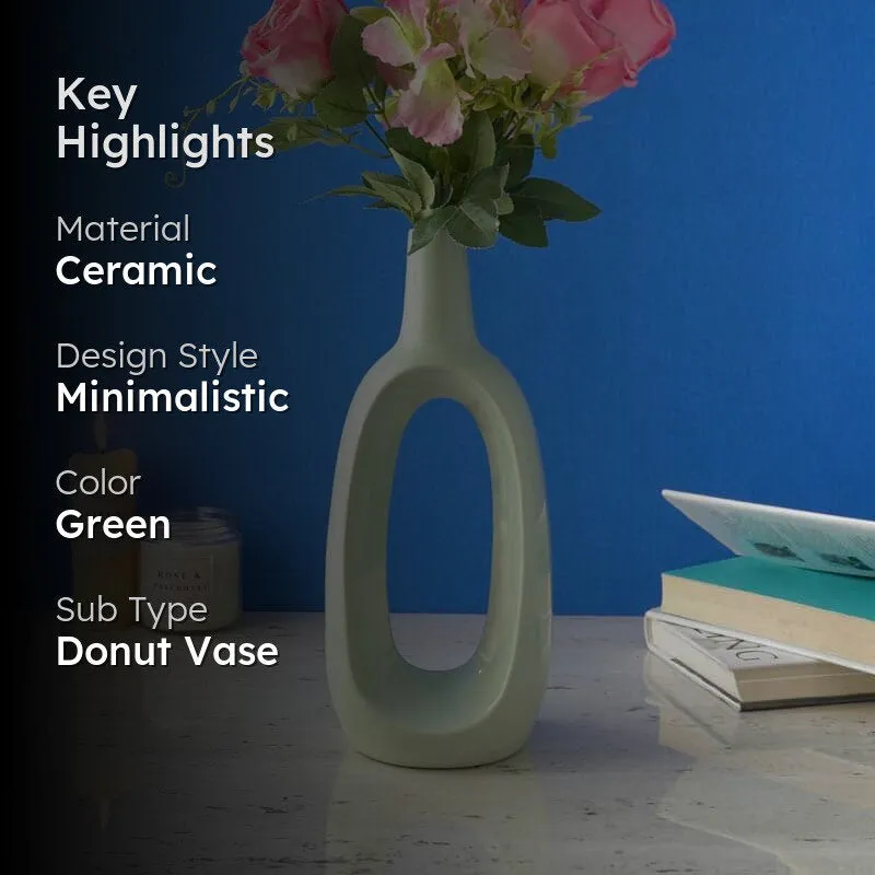 Ring Vase - Green media 2