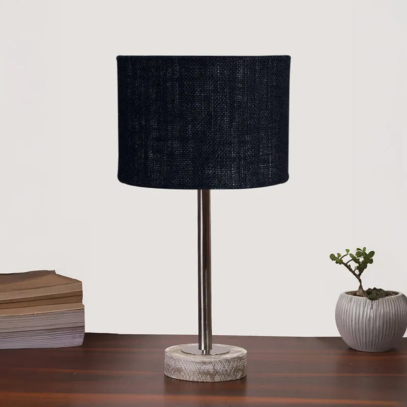 Sienna I Rodin Wooden Table Lamp - Black,Silver,White media 3