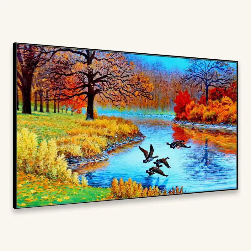 Rivereie Walk Canvas Wall Painting media 3