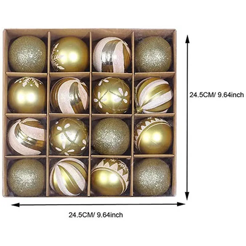 Fizzy Wizzy Christmas Baubles - Set Of Sixteen media 4