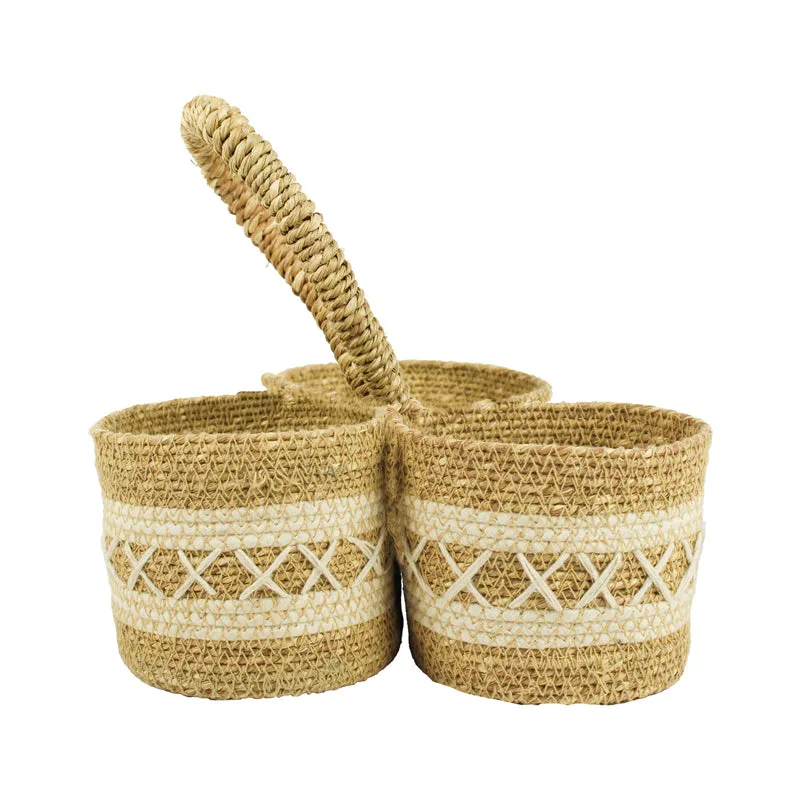 Araiya II Sea Grass Natural Fiber Storage Basket media 8