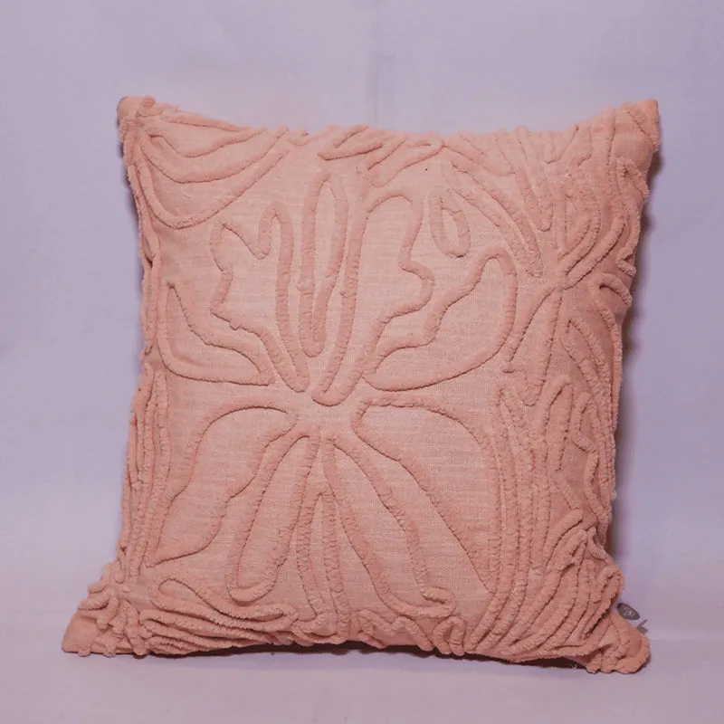 Plushie Petals Tufted Cushion Cover (Pale Pink) - Set Of Two media 3