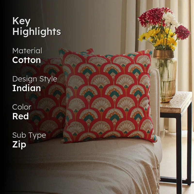 Mysore Mayoor Cushion Cover - Set Of Two media 2