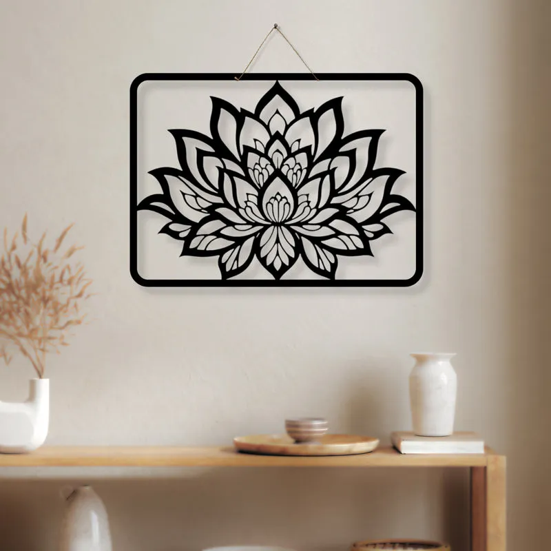 Padma Silhouette Iron Wall Accent media 1
